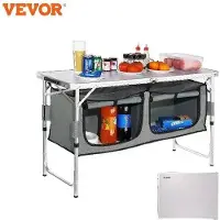 Famanu Table pliante 120 x 47 x 70 cm pour 4 à 6 personnes