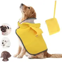 OEM Imperméable pour chien, jaune, réfléchissant