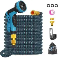 OEM Tuyau d'arrosage extensible de 15 m, souple et peu encombrant