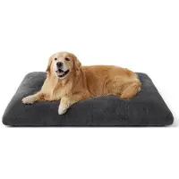 OEM Coussin pour chien XXL, matelas apaisant, gris, 119 x 74 x 8 cm