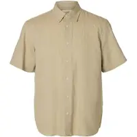 Selected Chemise 'SLHCLAY' beige foncé