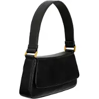 OEM Sac à main en cuir pour femme, sac à bandoulière, noir, protection en cuir