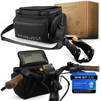 OEM Sacoche de vélo 6,5 L noire avec fixation