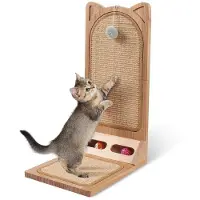 OEM Arbre à chat, 58 cm de haut, en forme de L, en sisal, solide, protège les tissus d'ameublement