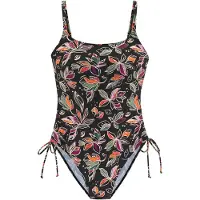 Buffalo Maillot de bain vert / orange / noir