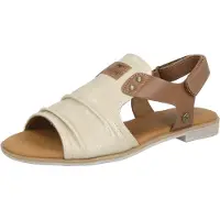 Mustang Damen Sandale Beige/Braun