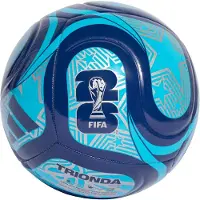 Adidas Balle 'FIFA Fussball-Weltmeisterschaft Trionda Club' bleu néon / bleu foncé / argent