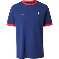 BOSS pour homme. 50562134 Maillot avec drapeau bleu (XXL), Casuel, Coton, Manche courte