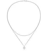 Elli Chaîne 'Layer' argent / blanc