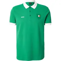 BOSS pour homme. 50559263 Polo Paddy avec détails du drapeau vert (M), Casuel, Coton, Manche courte