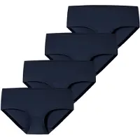 Schiesser Culotte ' Invisible Cotton ' bleu nuit