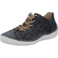 Rieker Chaussure à lacets bleu foncé
