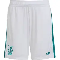 Adidas Liverpool Fc 25/26 Third Shorts Enfant - Shorts, Blanc - Taille 135 - 140 CM - Poly Mesh