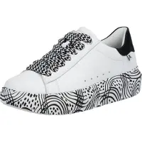 Rieker Baskets basses 'W1201' noir / blanc