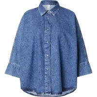 ONLY Carmakoma Chemisier 'CARGRACE' bleu denim