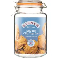 Kilner KIL Verre à bouchon à étrier 3l qu., Bocal de conservation, Transparent
