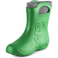 Ladeheid Femmes plumeuses Eva Bottes de pluie fourrées LA-CA-12 (Vert émeraude, 36/37 UE)