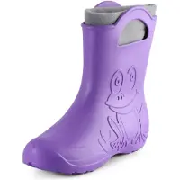 Ladeheid Femmes plumeuses Eva Bottes de pluie fourrées LA-CA-12 (Lilla, 36/37 EU)