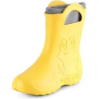 Ladeheid Femmes plumeuses Eva Bottes de pluie fourrées LA-CA-12 (jaune, 38/39 UE)