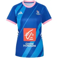 Adidas T-shirt fonctionnel 'Ffhb' bleu / azur / orange foncé / blanc