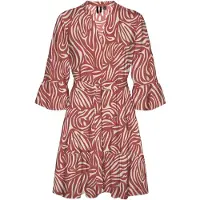 Vero moda Robe 'VMCVera' crème / rouge rouille