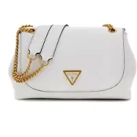 GUESS Sac à bandoulière 'Sac Bandoulière James Girlfriend Sat White' blanc