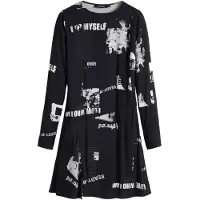 Desigual Robe noir / blanc