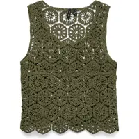 Vero Moda Tops en tricot 'VMELSA' olive