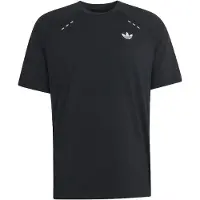 Adidas T-Shirt 'ESSENTIALS' noir / blanc