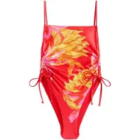 Next Maillot de bain jaune / rouge