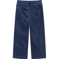 vidaXL Pantalon enfant velours côtelé bleu marine 116