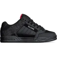 Globe Skate Shoe Tilt, taille : 44, couleurs : noir / rouge / motif tartan