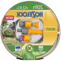 Famanu Tricoflex Select Tuyaux d'eau gris - 25m et 50m avec raccords Tuyau d'arrosage pour le jardin