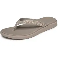 SKECHERS Tongs 'Meditation Luxe' taupe / mélange de couleurs