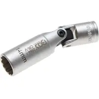 Bgs Insert articulé pour bougies de préchauffage Entraînement dodécagonal Carré intérieur 10 mm (3/8") SW 14 mm - 2984-1