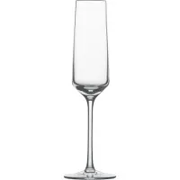 Zwiesel Glas Schott Sektglas mit Moussierpunkt 7, 6er Set, Pure, Schaumwein, Form 8454, 209 ml, 112415 / 122316