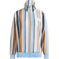 Adidas Originals Cardigan 'Firebird' marine / bleu clair / orange chiné / blanc cassé