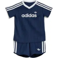 Adidas Originals Ensemble T-shirt/Short Pinstripe Bébé - Bleu, Bleu