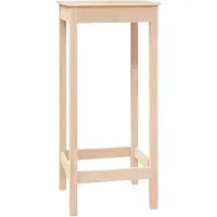 vidaXL Table de bar 50x50x110 cm pin massif