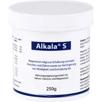 Sanum-Kehlbeck GmbH & Co. KG Poudre Alkala S pour le maintien d'une ossature et d'une dentition normales et la réduction de la fatigue, 250 g de poudre