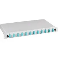 Efbe-Schott Boîtier d'épissure SC 50/125 µm OM3 non -- extensible 12 pigtails/6 connecteurs