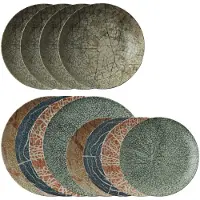 Arthur Krupp SAMBONET Set 12 assiettes Nature Essence