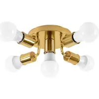 Toolight Lampe APP708-5C Gold