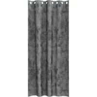 vidaXL Rideaux en velours avec tringles 2 pièces Gris 245 x 140 cm Velours