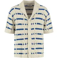 Dstrezzed Vestes en maille 'Asa' bleu / greige