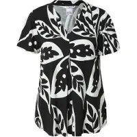Zabaione Chemisier 'Ri44sana' noir / blanc