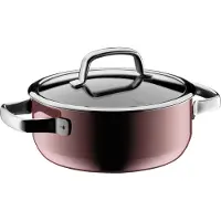 WMF Fusiontec Mineral Bratentopf mit Glasdeckel, 20 cm, Rose Quartz 3201111676