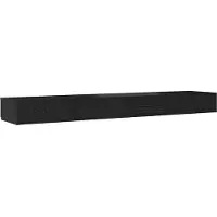 vidaXL Tiroirs de lit avec tiroir Chêne noir 200 x 36.5 x 16.5 cm