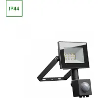 Spectrum LED NOCTIS LUX 4 Projecteur 10W 750lm noir 100° IP44 blanc neutre 4000K avec capteur de mouvement
