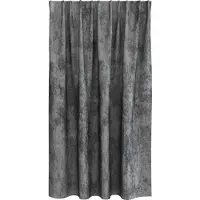 vidaXL Rideaux en velours avec tringles 2 pièces Gris 140 x 140 cm Velours